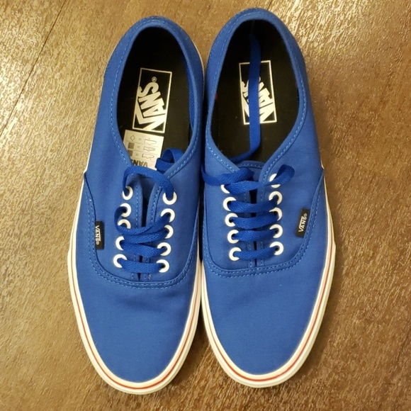 vans royal blue shoes